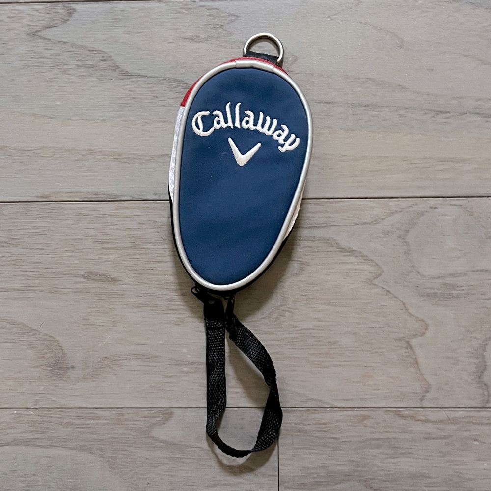 Blue Callaway ball retriever cover